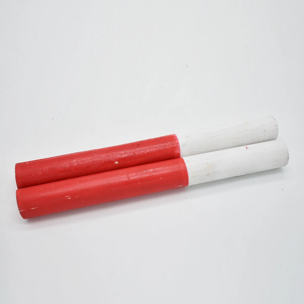 

4pcs Relay Wooden Equipments Light Weight Bright Color Smooth Edge Easy Passing Outdoor Fitness Running