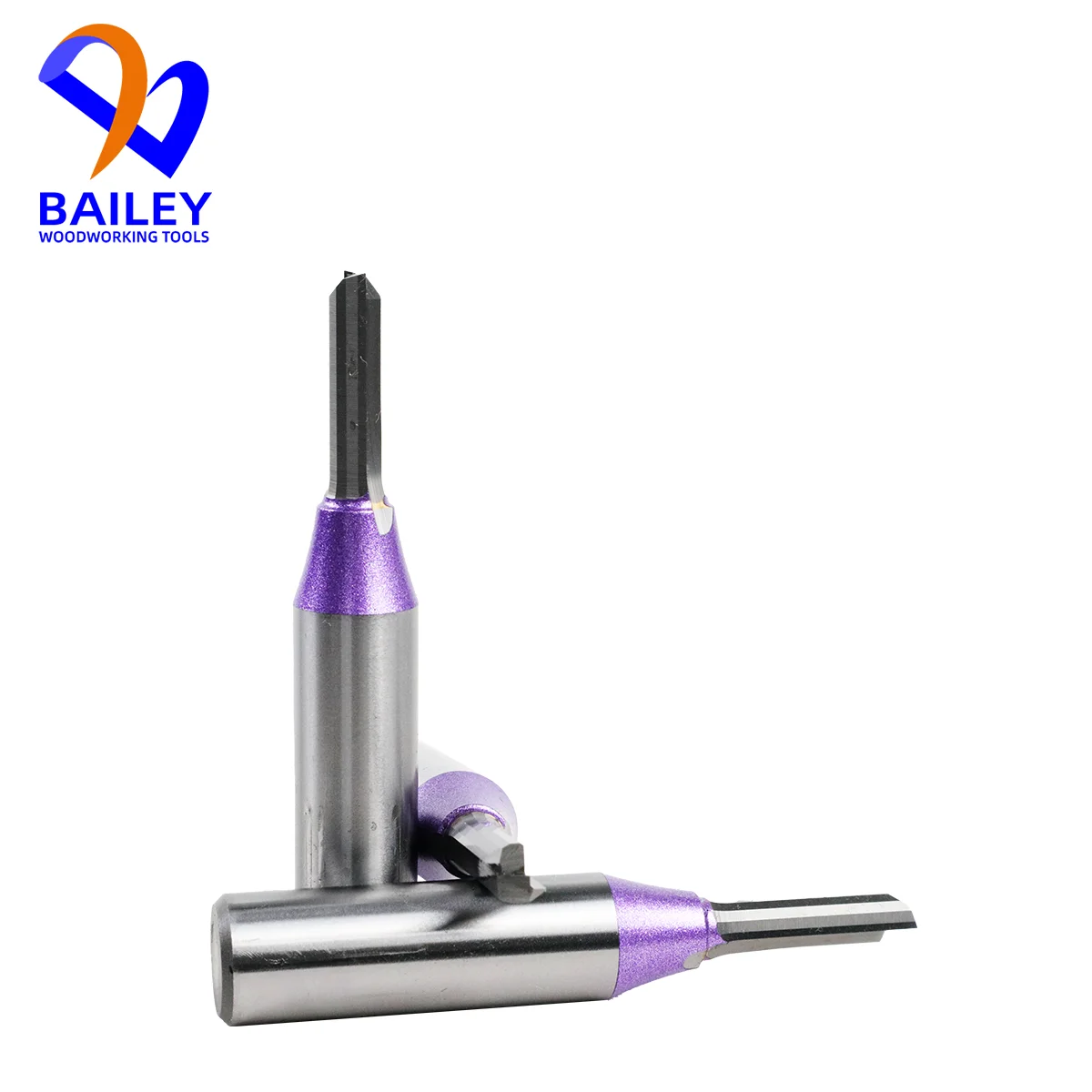 BAILEY 1PC 12.7x6mm Series 2 Flute TCT Straight Bit EndMill Cutter Router Bit for Wood Tungsten Carbide Router Bit Woodwork Tool