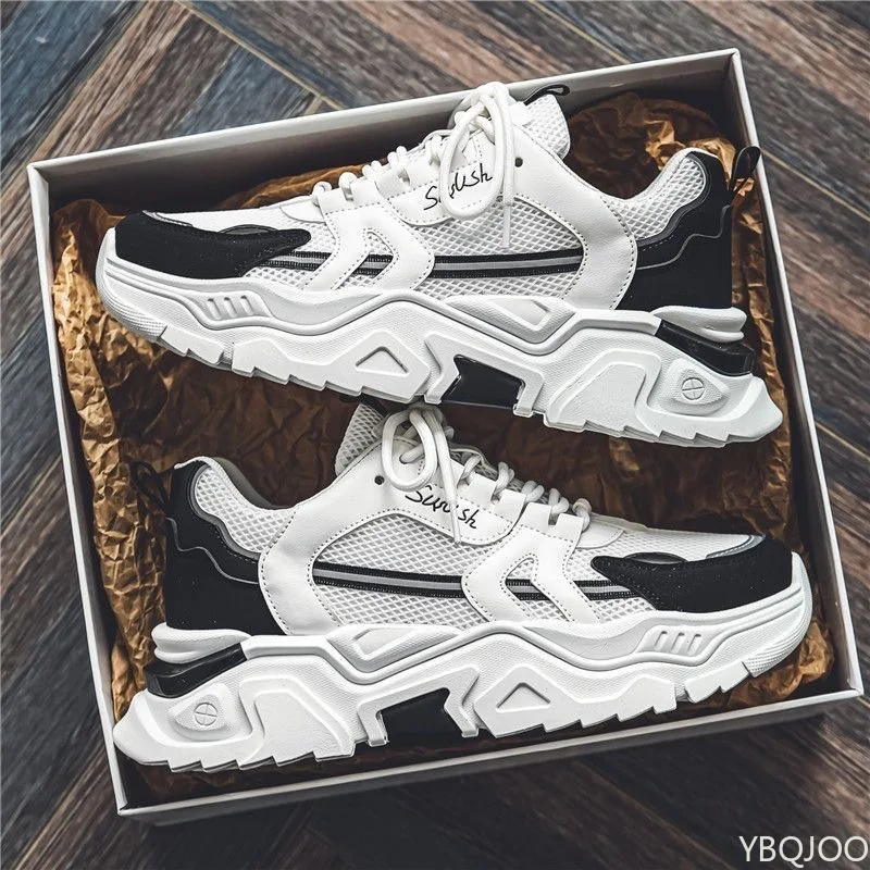 여름 신상 통기성 메쉬 신발 남성 캐주얼 편안한 운동화 패셔너블 다용도 키높이 남성 스니커즈