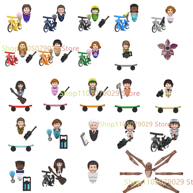 

New Squid Game3 Anime Cartoon TV Bricks Toy Dolls Building Blocks Assemble Toys Figures Model Children Christmas Gifts