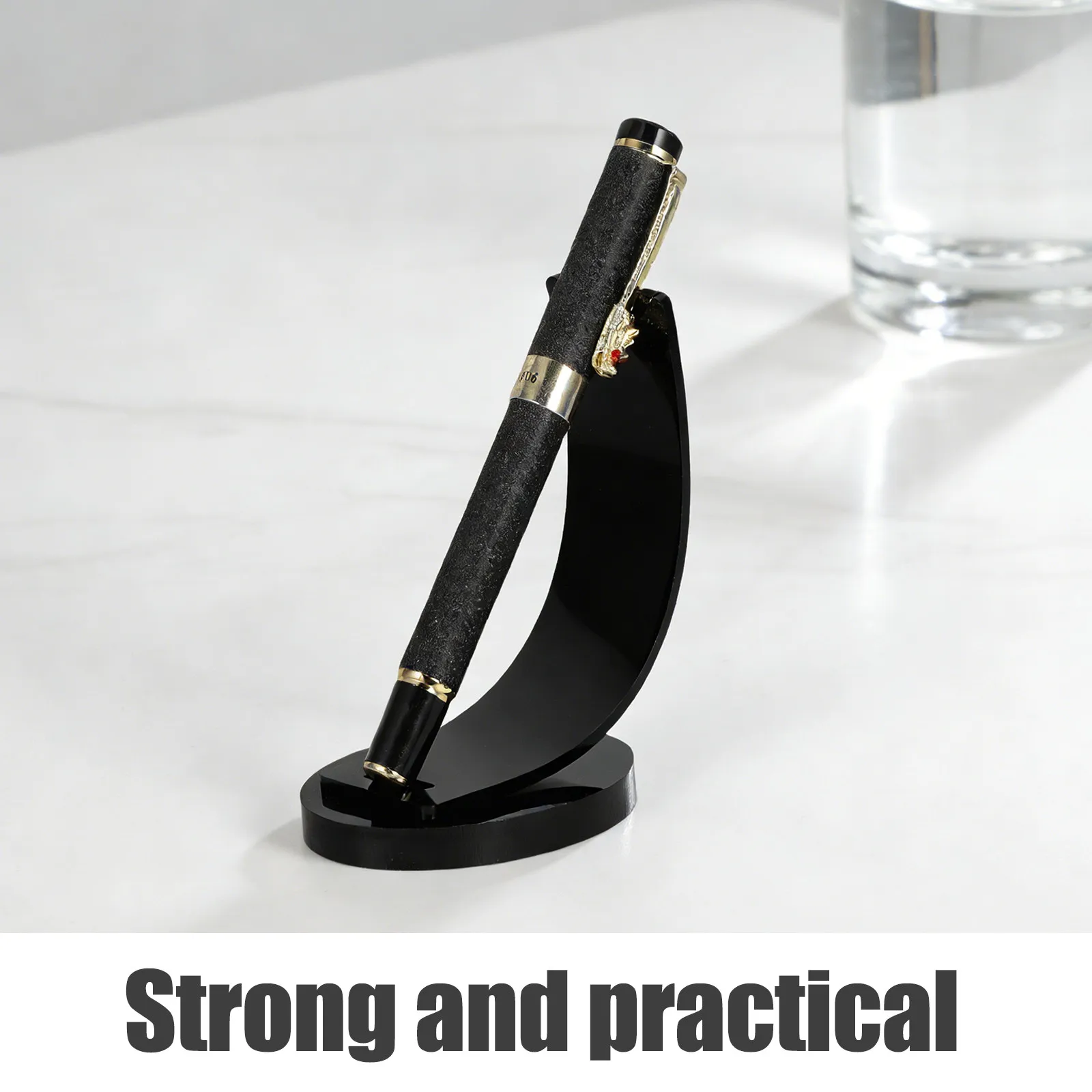 3Pcs Transparent Plastic Pen Display Stand Single Upright Desk Pen Holder Creative Makeup Brush Holder Office Home Organizer