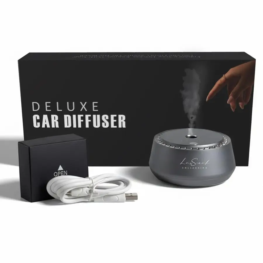 

Car Diffuser with 20ML Scent Oil Included Car Air Freshener Aromatherapy Diffuser Portable, Compact, Cordless and Quiet Device D