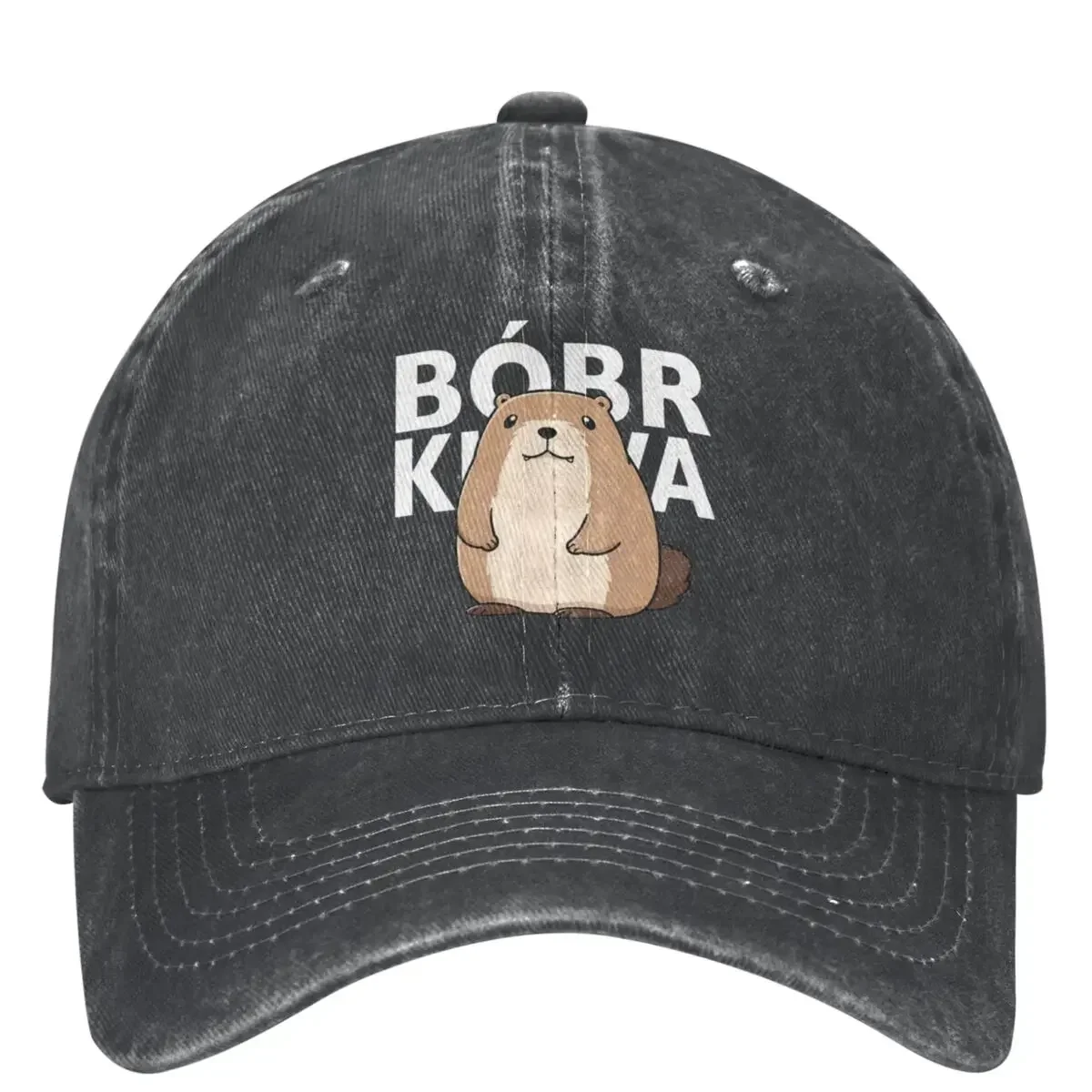 Classic Cute Poland Beaver Bober Meme Baseball Cap for Men Women Cotton Polish Bobr Kurwa Trucker Hat Golf Adjustable Fit Caps