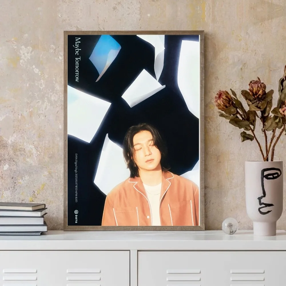 Day6 ربما غد مفهوم الصور ذاتية اللصق ملصق غرفة نوم غرفة الجدار الشنق ديكور المنزل الحديث هدية بدون إطار