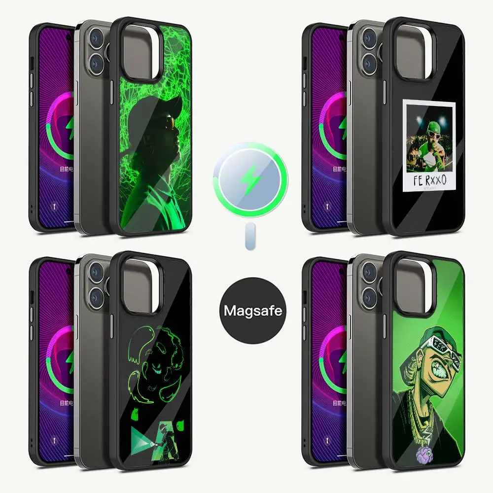 

Singer F-Feid Ferxxo SIXDO Phone Case For iPhone 16,15,14,13,12,11,Pro,Max,Plus,Mini,Magsafe,Magnetic Wireless Charging Case