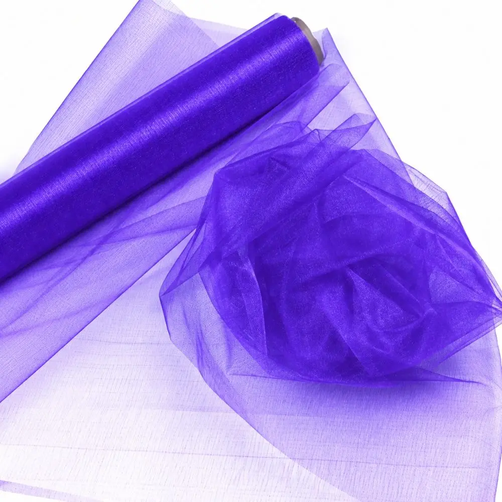 Multi-clolor Sheer Mesh Fabric 70CMx9M DIY Craft Tulle Backdrop Drape Gauze Garment Fabric Lightweight Sheer