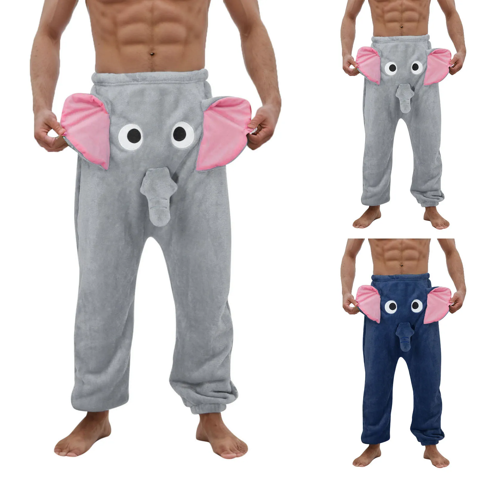 

Men's Pants A Funny Elephant Animal Themed Boxer Pants Elephant Will Boxer Novelty Shorts Humorous Underwear Prank