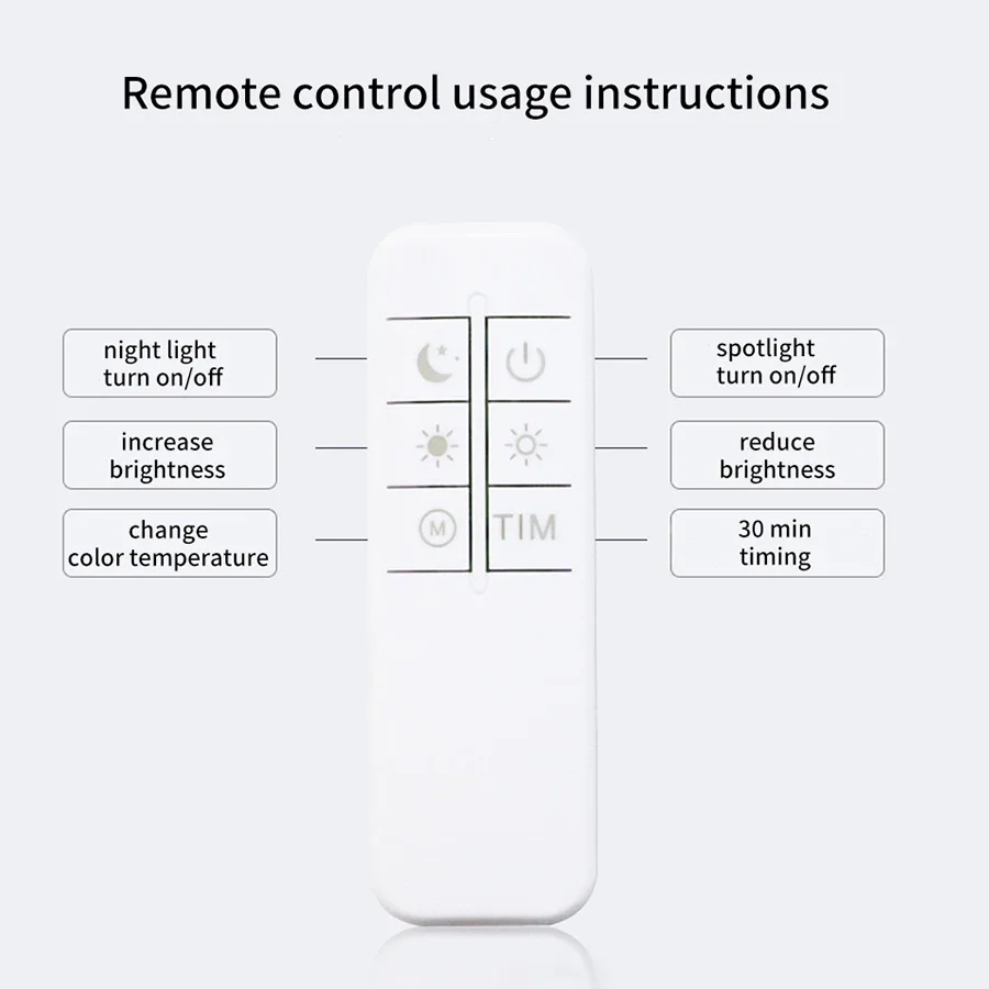 Applique Murale LED à Double Tête, Commande Tactile, Télécommande IR, 3 Couleurs, Magnétique, Rechargeable par USB, Sans Fil, Lampe de oral et