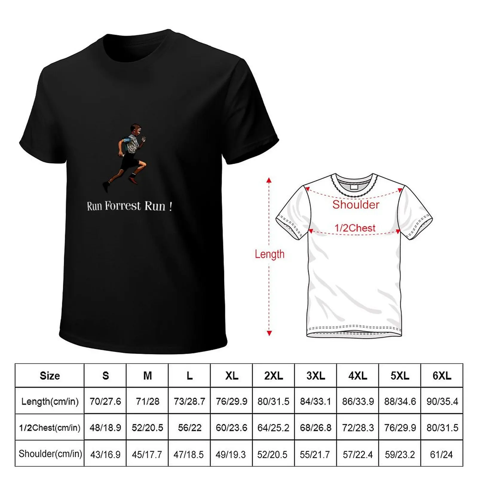 FORREST GUMP RUNNING T-Shirt t shirt man designer T-Shirt