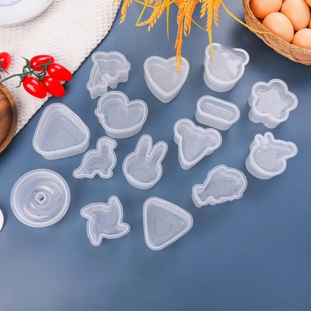 New DIY Rice Ball Mold Transparent Non-stick Sushi Tools Kitchen Gadgets Easy Demoulding Bento Accessories Children