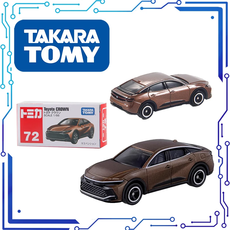 10CM TOMY 64/1 Toyota Crown Suv Alloy Car TOMICA Toy Vehicle Diecast Metal Model Children Present Decoration Original Kid Ins