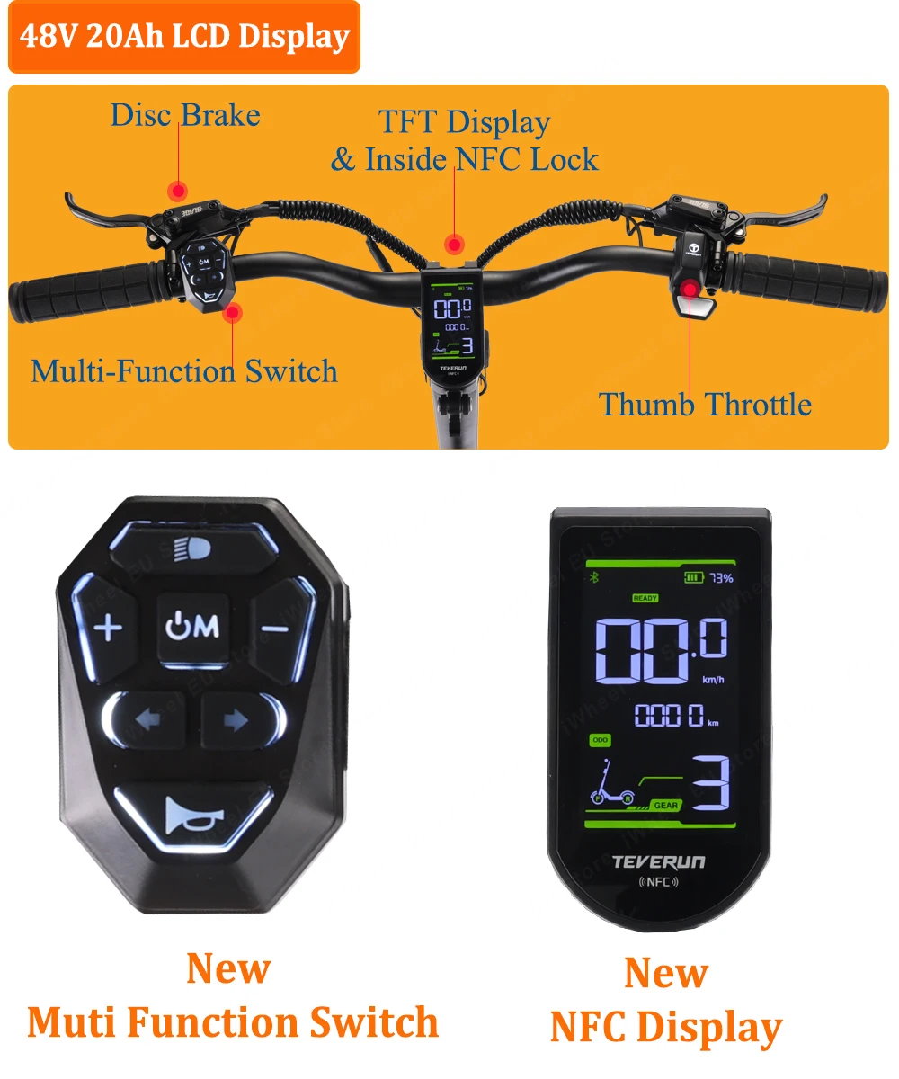 EU-Lager Neuestes Blade Mini Pro 48V 20,8Ah LCD-Display 2*500W Doppelmotor Upgrade App-Funktion Blade Mini Pro Elektroroller – Detail 3