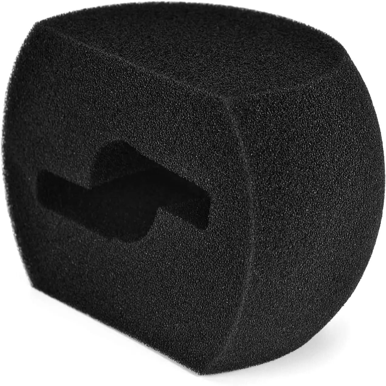 V-MOTA 마이크 앞유리 폼 커버, Zoom H4N PRO 호환, 오디오 품질 향상, 바람 소음 감소, 블랙 2 개