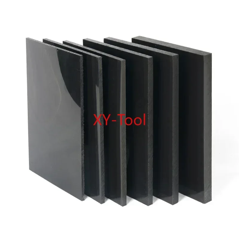 Black Food Grade HDPE Board Wear Resistant PE Plate Polyethylene Sheets Plastic Flat Gaskets Thick 3mm 4mm 5mm 6mm 8mm 10mm~20mm