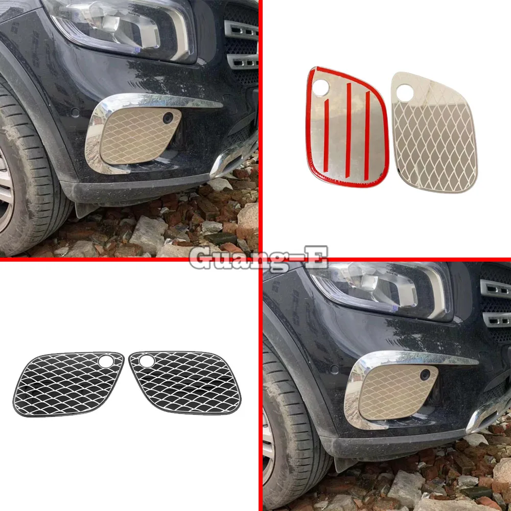 

For Mercedes Benz GLB Class W247 X247 2019 2020 2021 2022 2023 Front Fog Light Cover Decoration Eyebrow Stick Frame Accessories