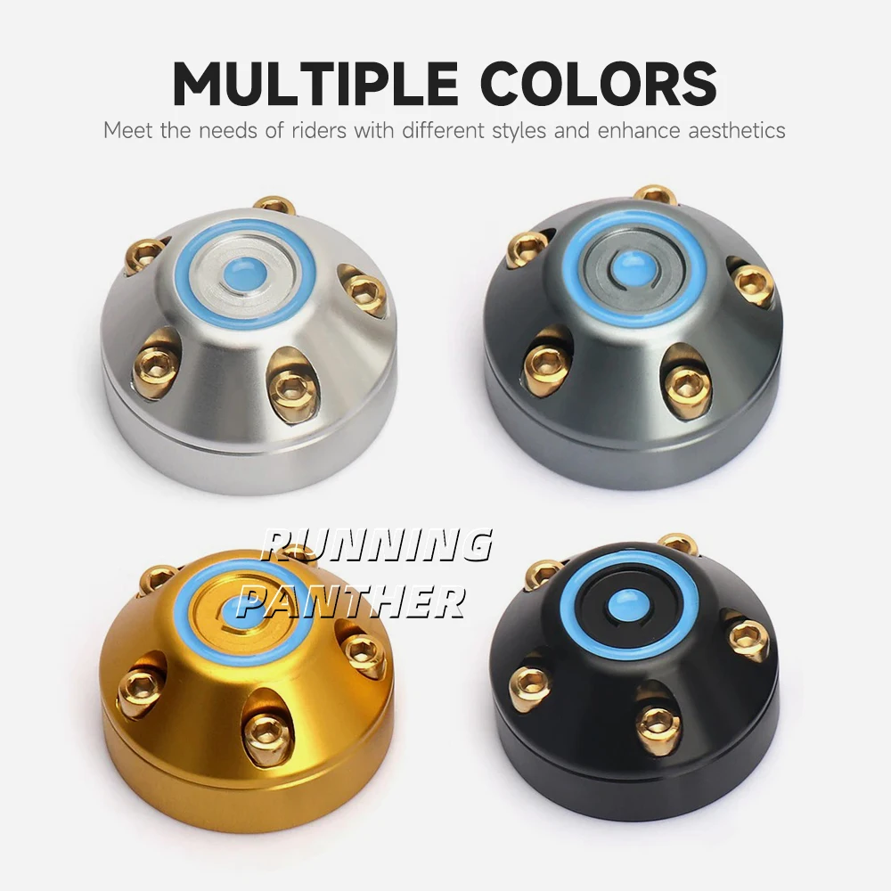 Nuova Moto Manubrio Grip Tappi Bar End Cap In Alluminio Per Vespa Primavera PRIMAVERA 150 SPRINT Sprint 150 GTS300 GTS 300