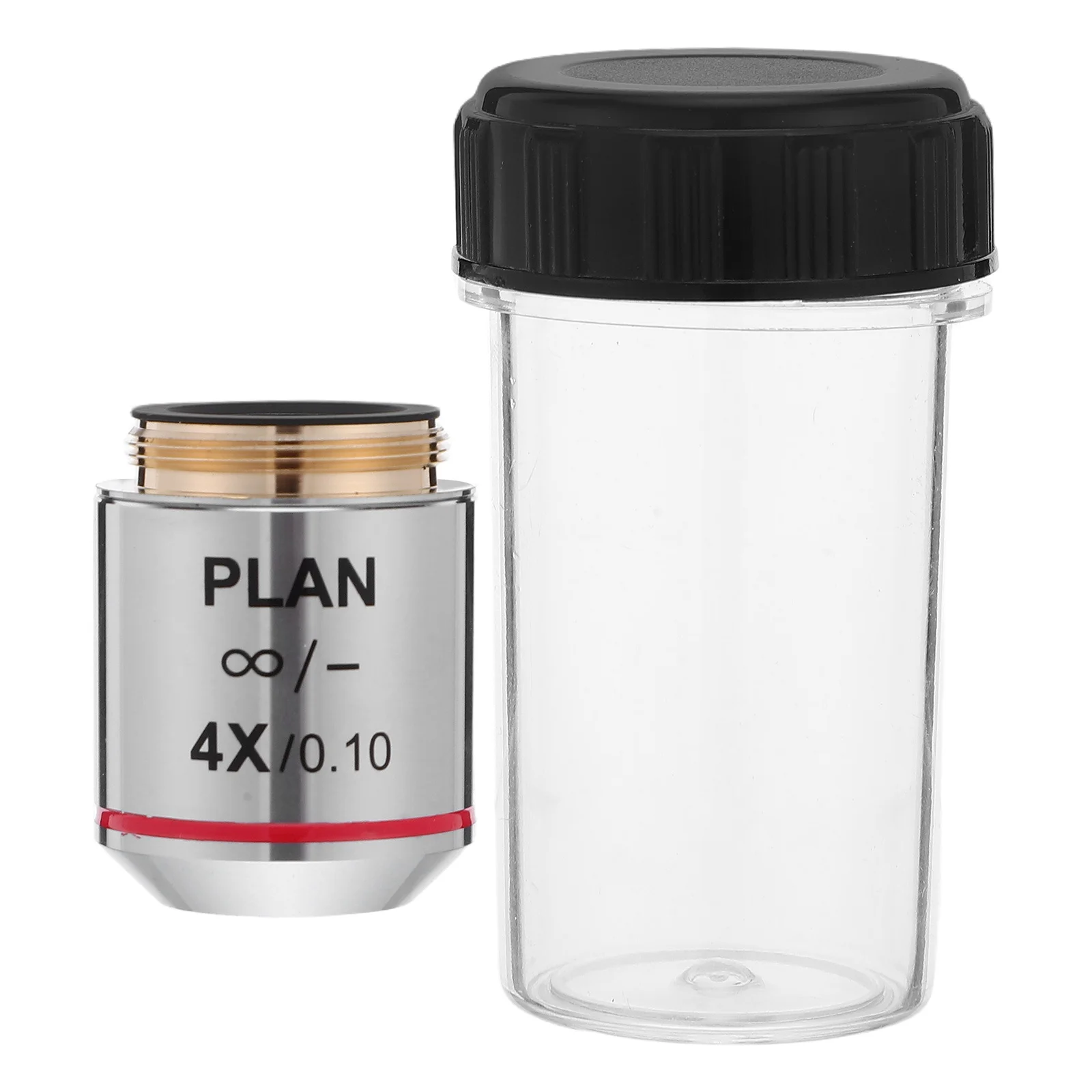 

Biological Microscope Objective Lenses 4x 10x 40x 100x Premium Quality for Professional Lab Research and Student Use