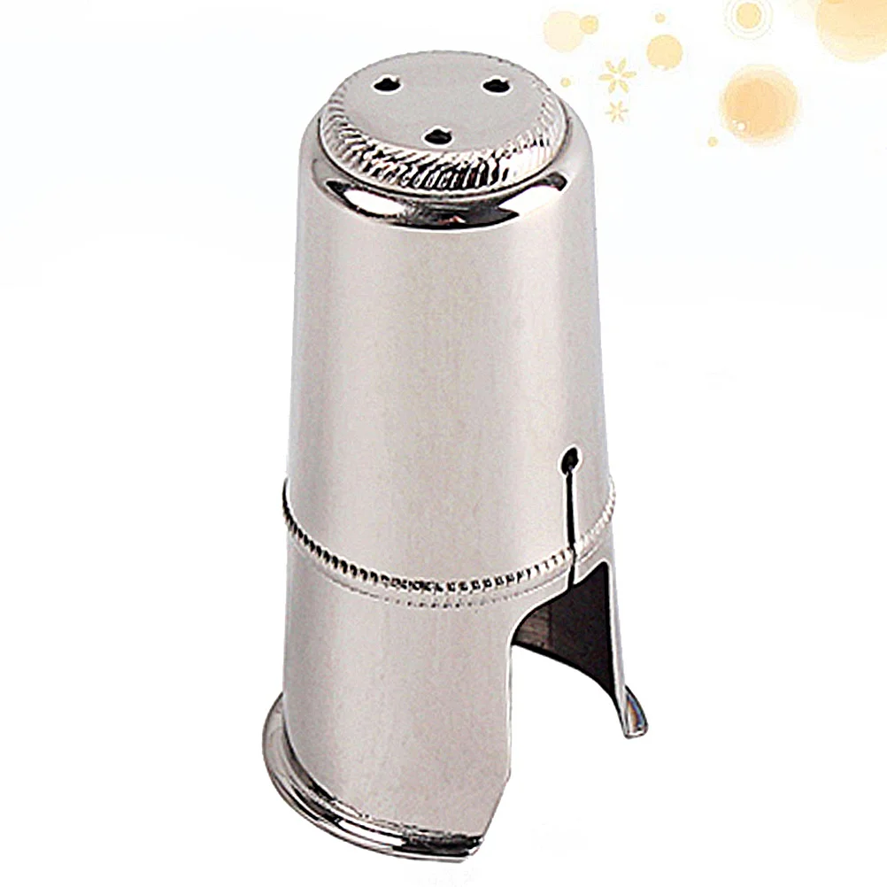 

Saxophone Protective Cap 58Mm Silver C53D Size S Keep Mouthpiece Clean Durable Metal Cover Dust Protection Pure Tone For Sax