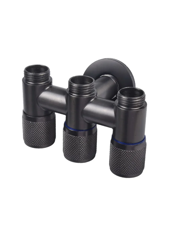 Практичный поворотный клапан 1 в 3 выхода для биде-распылителей, поворотный переключатель, совместимый с унитазом