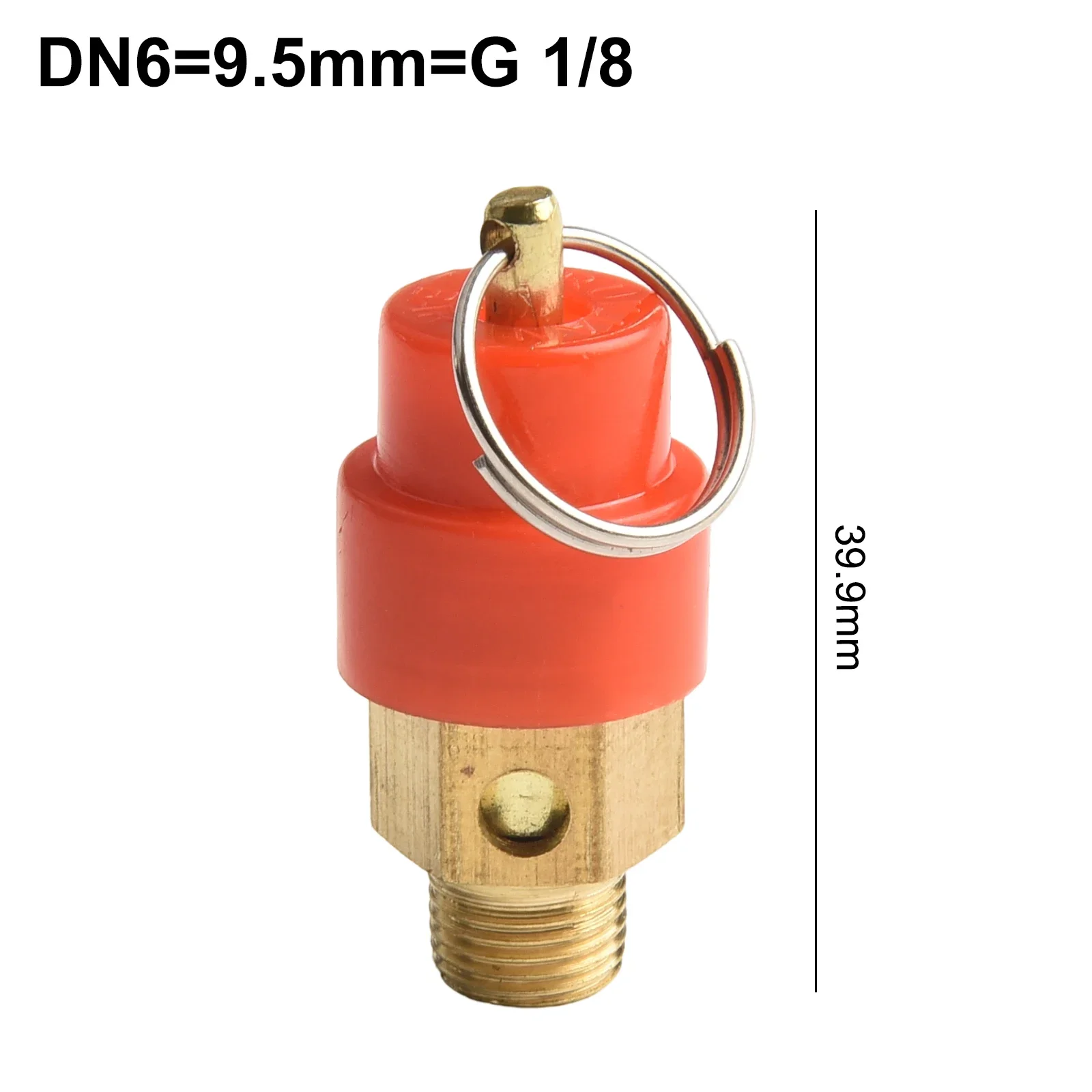 1PC Air Compressor Safety Overpressure Valve G1/8 G1/4 G3/8 G1/2 For Air Compressor Safety Blow Valve Pressure Relief Regulator