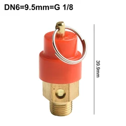 1PC Air Compressor Safety Overpressure Valve G1/8 G1/4 G3/8 G1/2 For Air Compressor Safety Blow Valve Pressure Relief Regulator