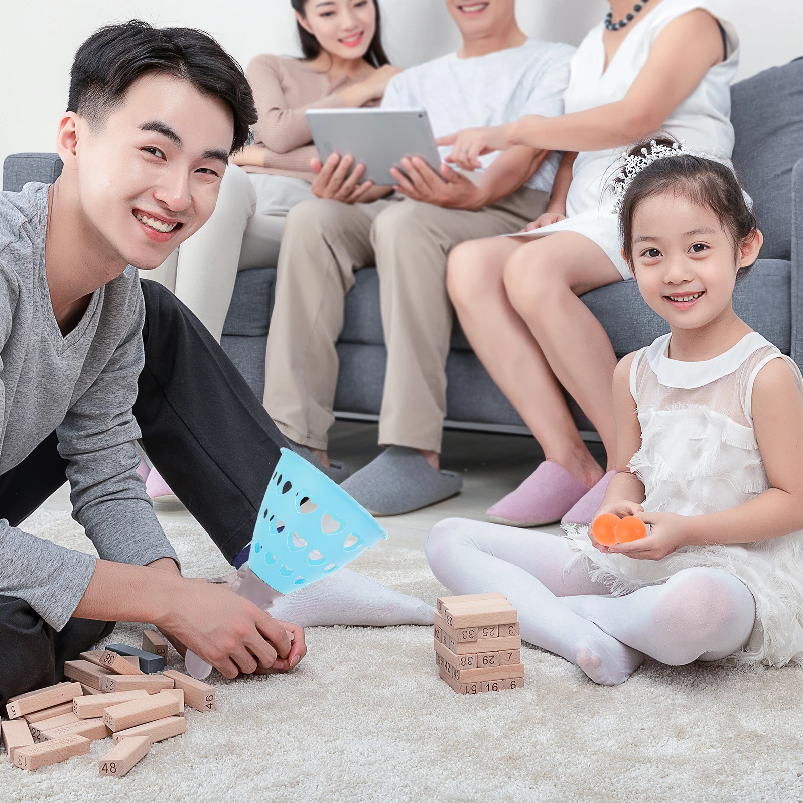 

Elastic Docking Ball Kids Toys Outdoor for Parent-kids Catch Indoor Parent-child