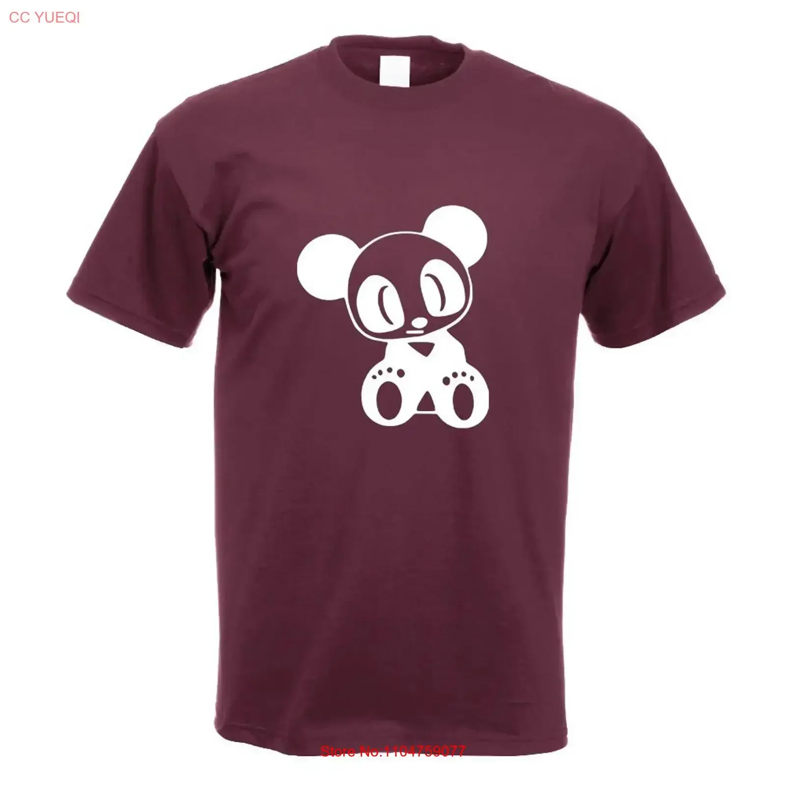 Drift Panda Funshirt Design Print T Shirt vintage Washed graphic Stylish Unisex Versatile Stretched Slightly Soft homme