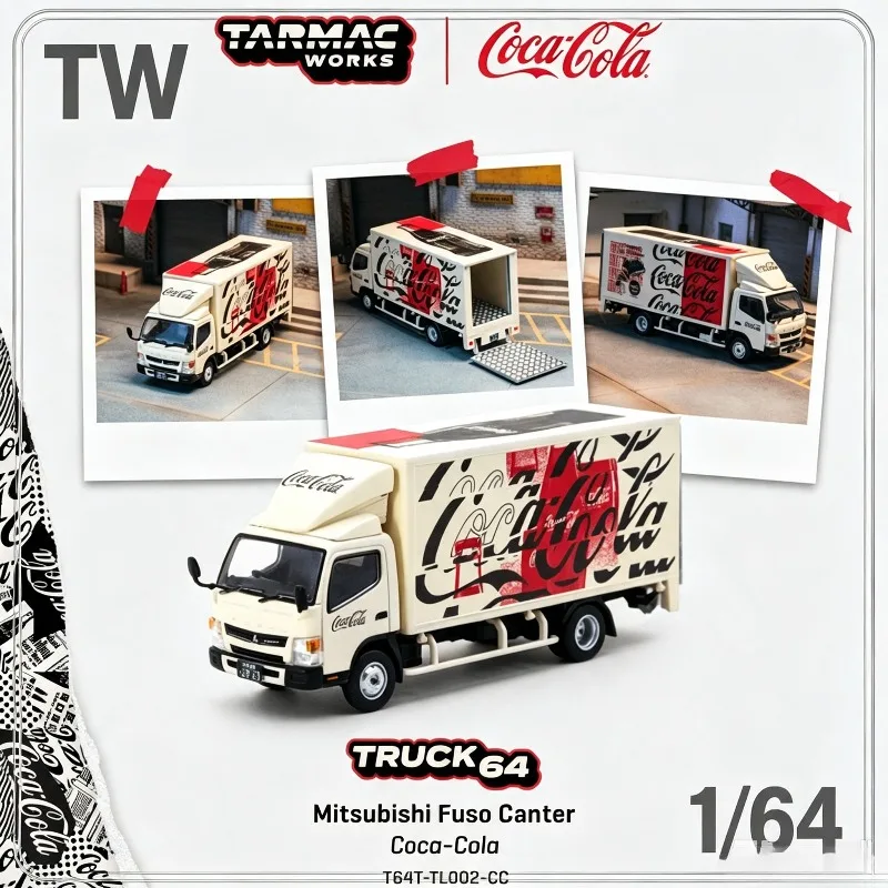 tarmac-works-figura-de-coche-de-simulacion-mitsubishi-fuso-canter-de-aleacion-a-escala-1-64-coleccionable-articulo-decorativo-para-adultos