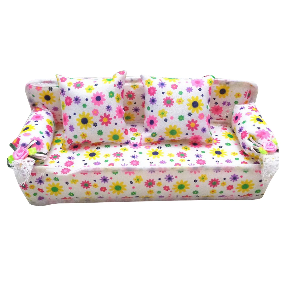 Replacement Practical Mini Sofa Sofa Chair 1pc 20*7*7.5cm Children Cloth Mini Pink Pretend Play Room Home Kids