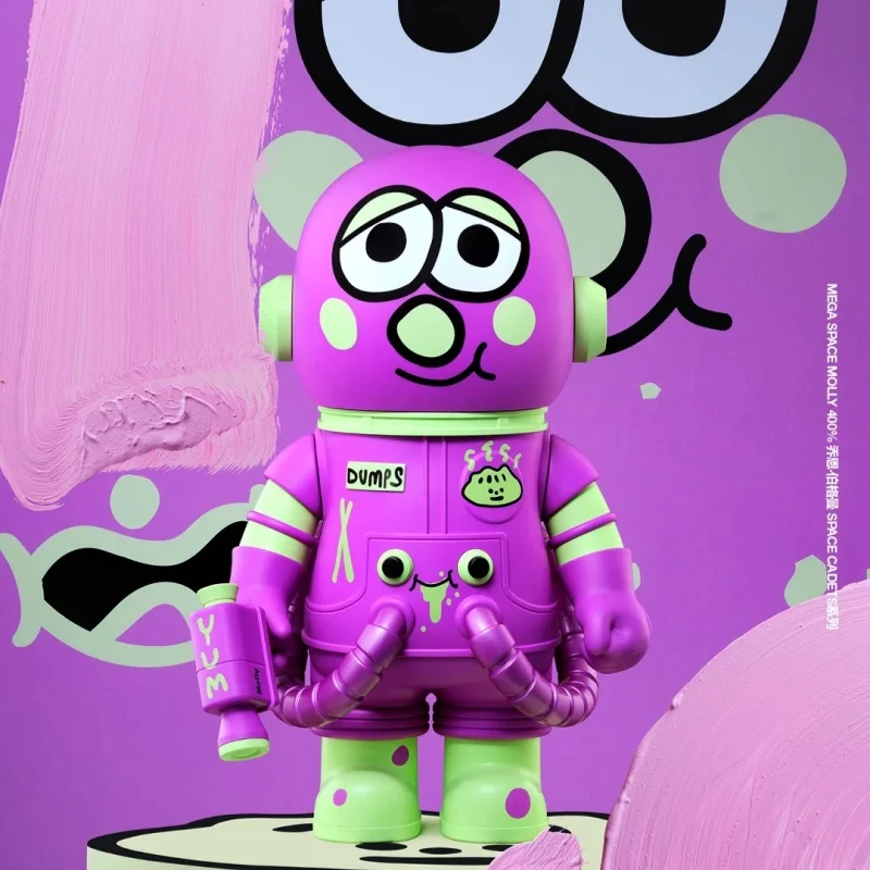 

Space Molly The Cadets Monster Series 400% Big Kids Collectible Model Figurine Customized Action Figure Trendy Toys Fashion