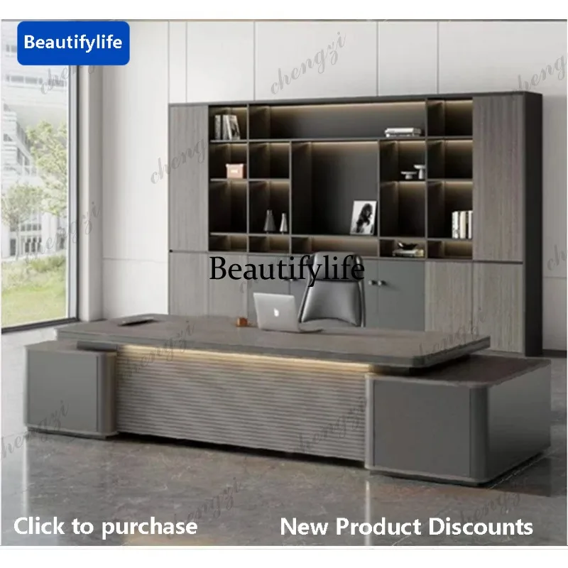 

MM85 Modern L Shaped Office Desk Standing Organizer Big Executive Luxury Office Desk Drawers Cheap Asthetic Escritorio