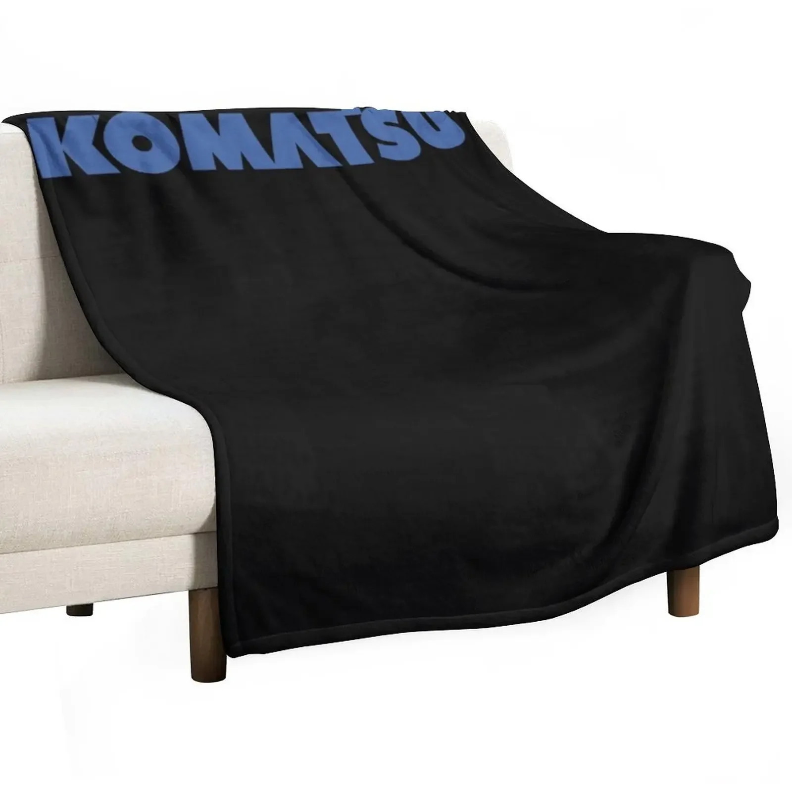 the construction of komatsu factory Throw Blanket Soft Plaid funny gift Blankets