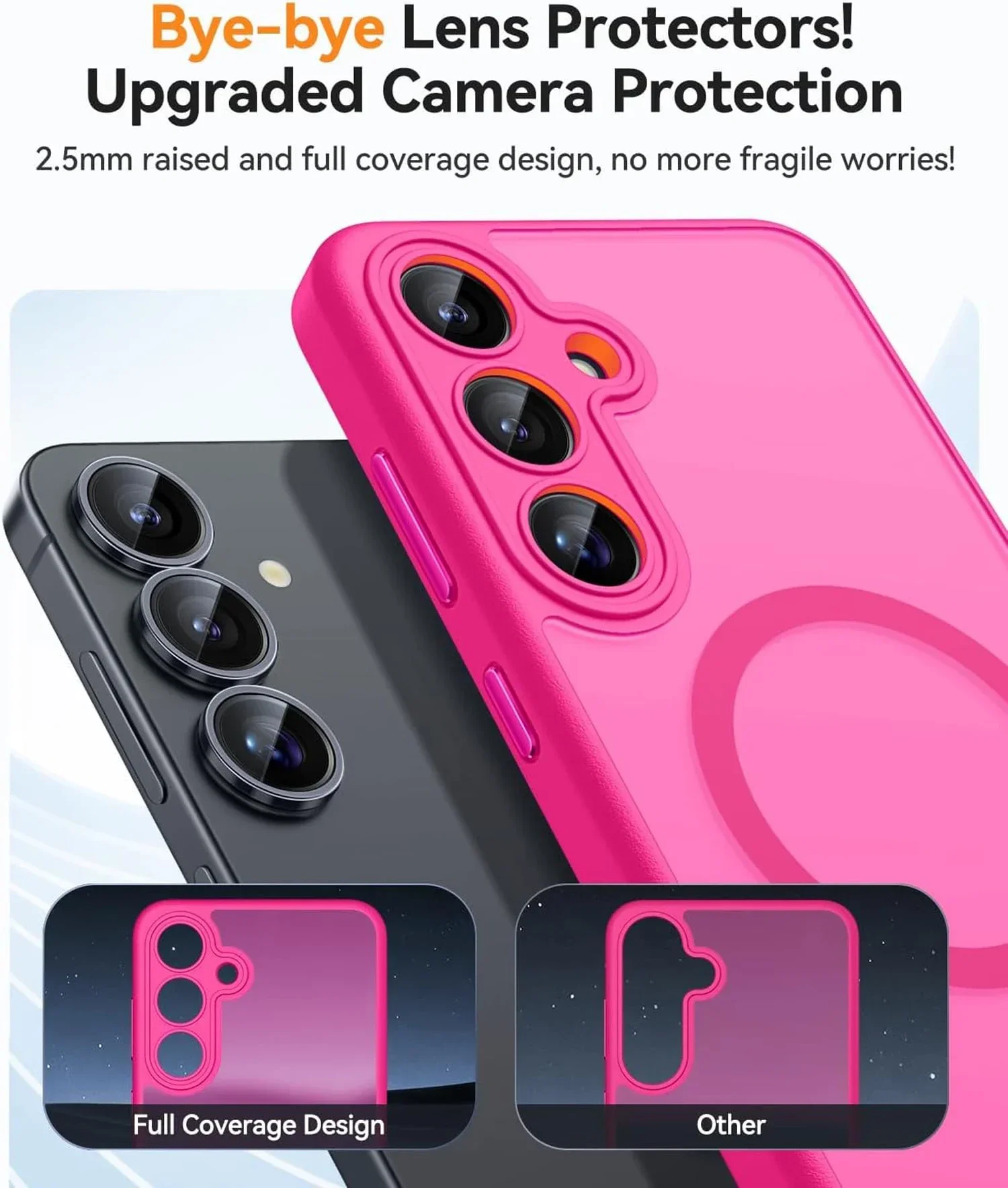 Luxuriöse Matte Hülle für Samsung Galaxy A57 A56 A17 A36 A16 A36 A37 5G S26 S25 S24 Ultra Plus FE S25Plus S24FE S25FE Magsafe Cover – Detail 3