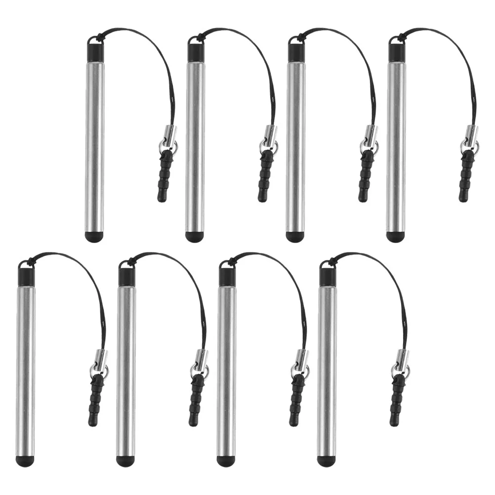 8pcs Retractable Stylus Pen For Touchscreen Devices Portable Writing Stylus Short Stylus Pen For Phones Tablets