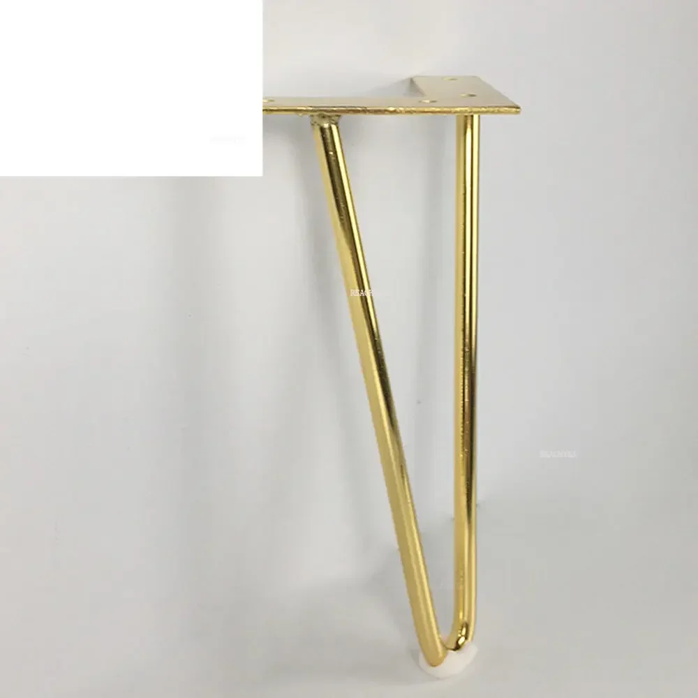 4個入り-ブラックゴールド-家具脚-金属製-10-40cm-鉄製ヘアピン型-コーヒーテーブル-ドレッサー-バスルームキャビネット-ソファ-チェア用