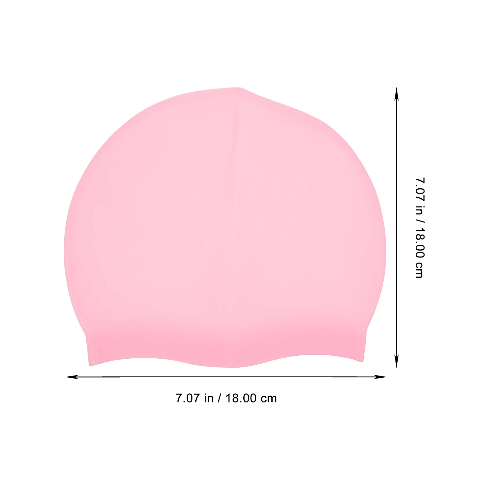 

Silicone Cap Swimming Men Sun Protection Hats Fabric Silica Gel Adult Women for