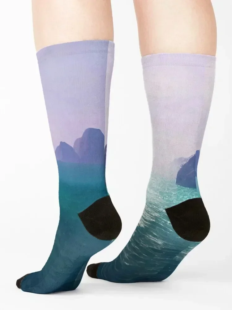 icebergs Socks aesthetic soccer anti-slip moving stockings colored Boy Socks Women's