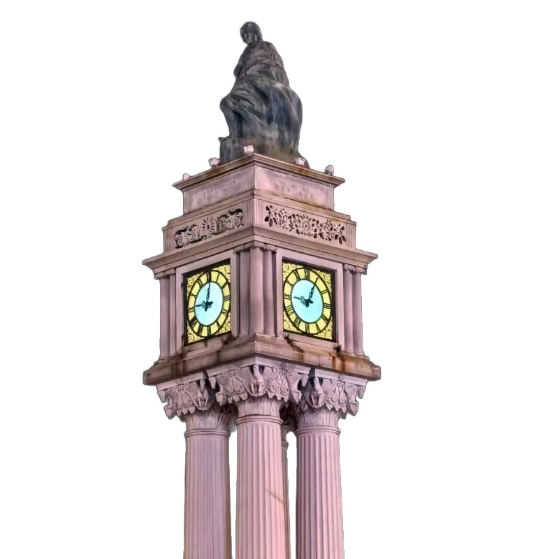 Large Art Deco Design Clock Tower with High Precision Motion Controller