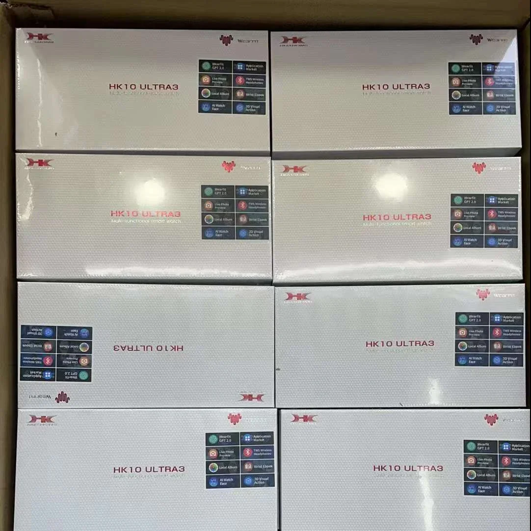 HK10 Ultra 3 jam tangan pintar seri 10 layar AMOLED 2 Album lokal TWS koneksi OLED jam tangan pintar untuk pria wanita jam tangan kebugaran