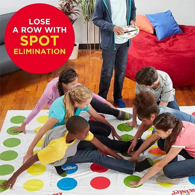 KNYYSECQ Crowd Party Body Twist Music Game Dance Mat Balance Carpet Twist Music Indoor and Outdoor Interactive Board Game Toys