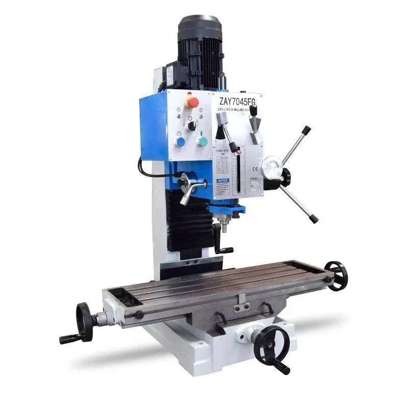 XYW powered ZX45 milling machine tool household driller small processing machinery integrated household drilling with DRO