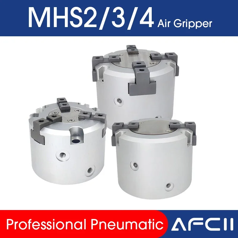MHS2/MHS3/MHS4 Series Original Replacement Pneumatic Gripper MHS 16D 20D 25D 32D 40D 63D 80D Two-jaw Three-jaw Air Gripper
