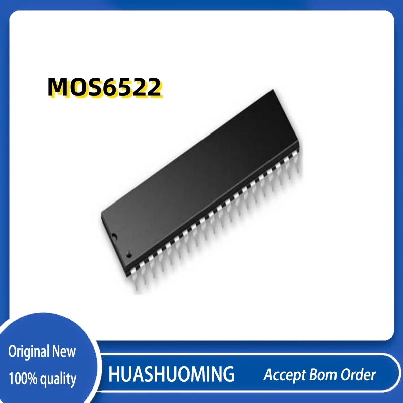 NEW 5PCS/LoT   MOS6522  MOS-6522    6552  DIP-40