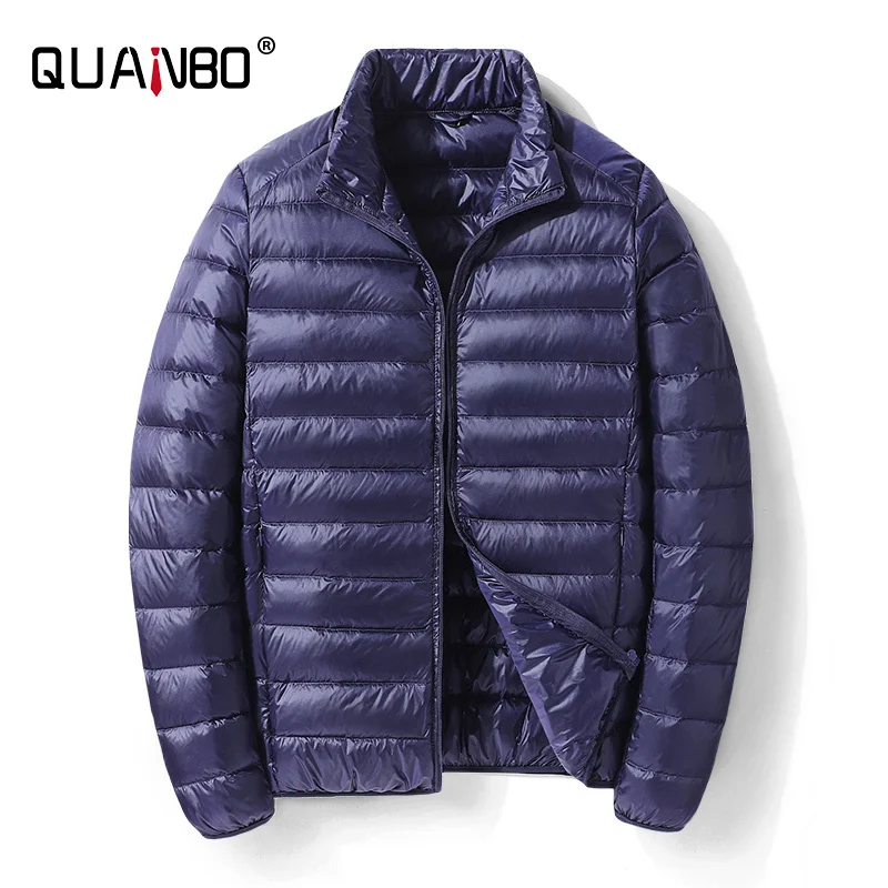 5 Colors Men's Lightweight Packable Down Jacket Breathable Puffer Coat Water-Resistant 2023 New Top Quality Male Puffer Jacket