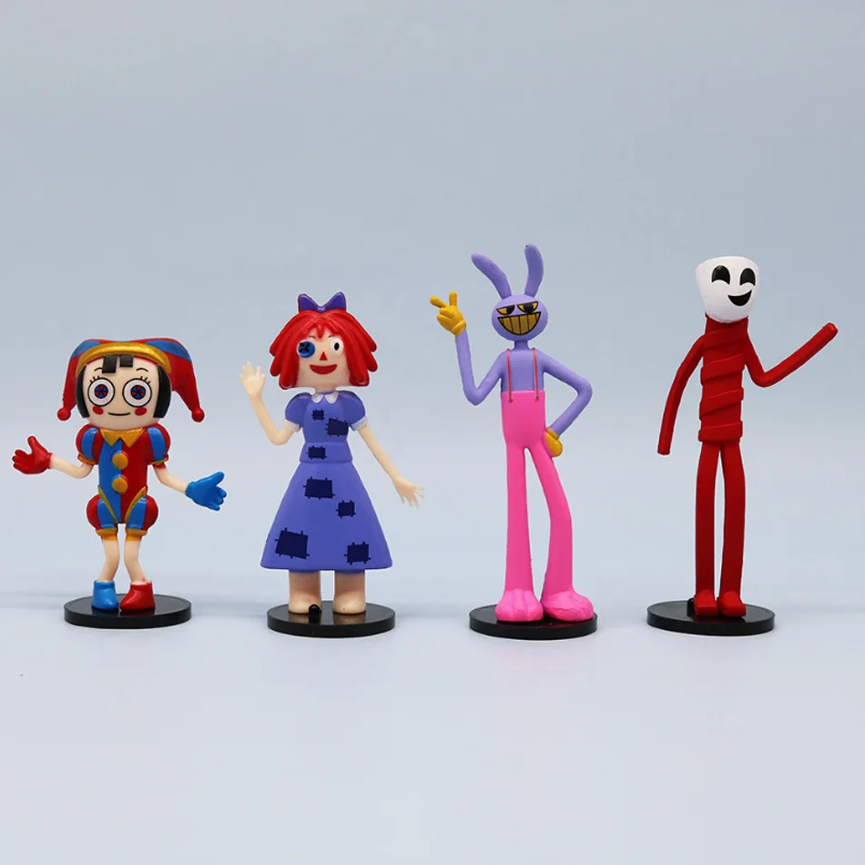 2026 8-teiliges Set Erstaunliche Zirkus-Digital-Anime-Figuren Ragatha/Jax/Pomni Actionfiguren Sammlerstück PVC-Modell Puppe Spielzeug Geburtstagsgeschenk