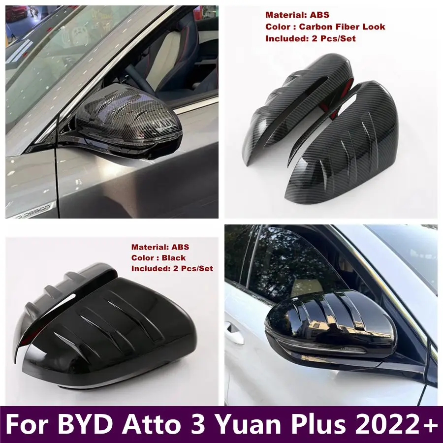 

Sports Rearview Mirror Protector Shell Cap Wing Cover Fit For BYD Atto 3 Yuan Plus 2022 2023 2024 Anti Scratching Accessories