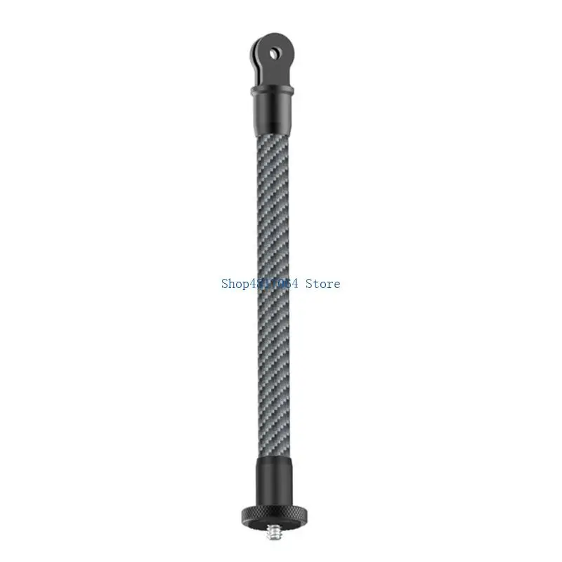 

T3LB Carbon Fiber Extension Rod for Tripods Monopod Fill Light Extension Poles Camera Extenders 1/4 Extend Poles Selfies Helmets