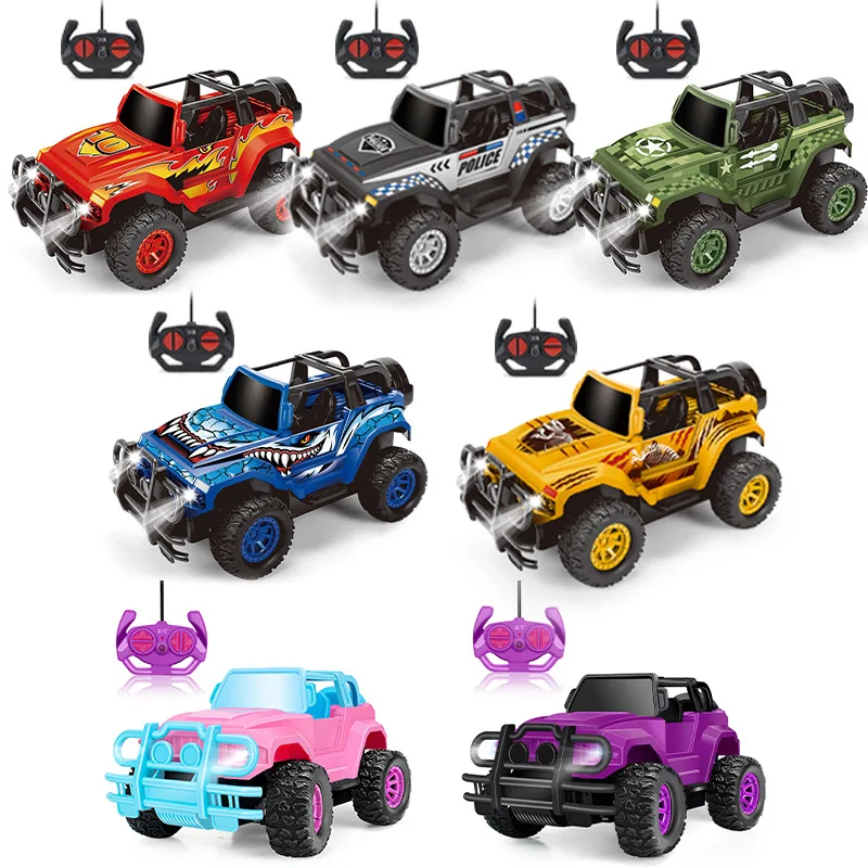 Four Channel Children's Wireless Remote Control Car Remote Control Simulation Jeep Remote Control Off Road Vehicle Toy Car Model