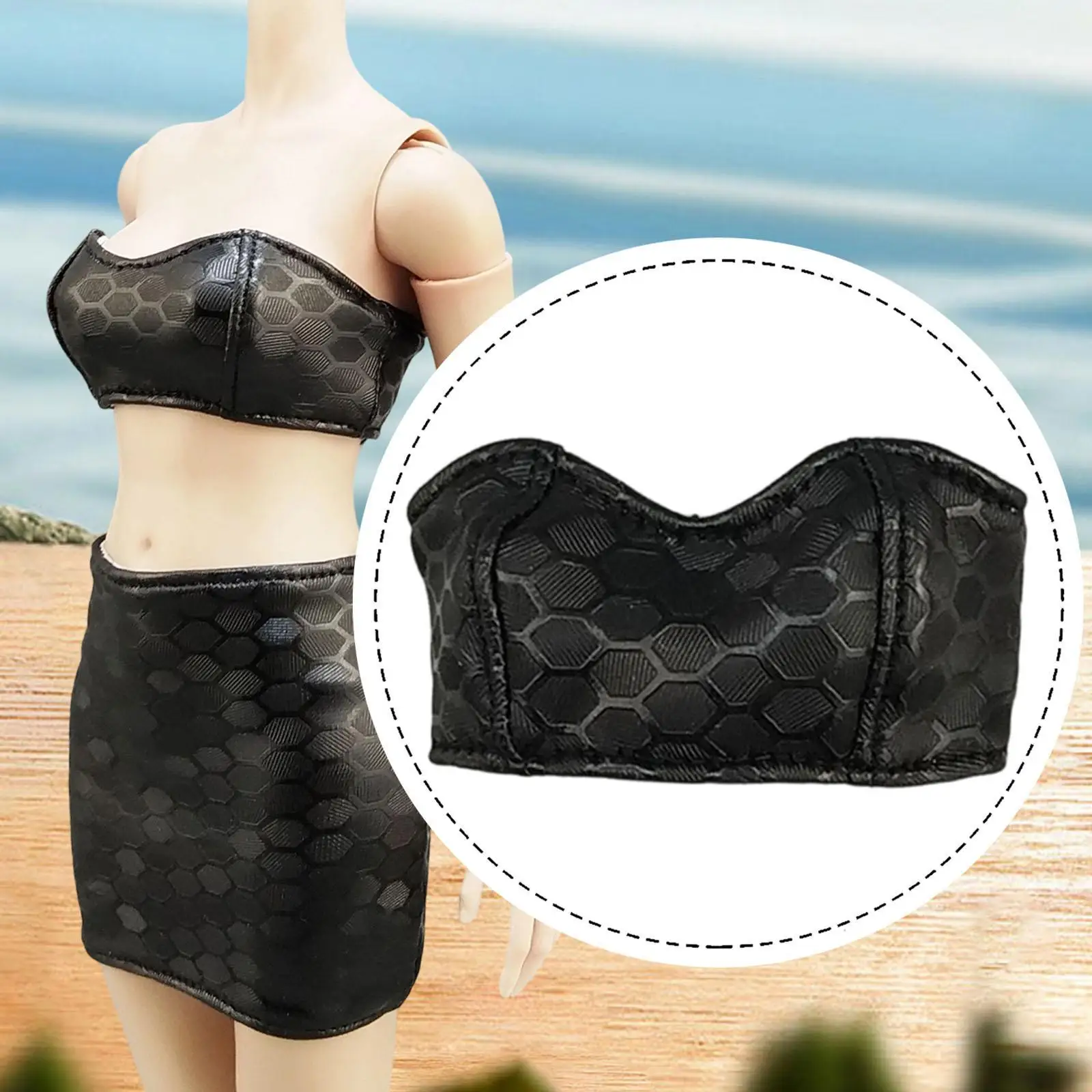 Costume enveloppant la poitrine de poupée féminine, haut tubulaire 1:6, Bandeau de figurine d'action Cosplay pour habiller une poupée de 12 pouces