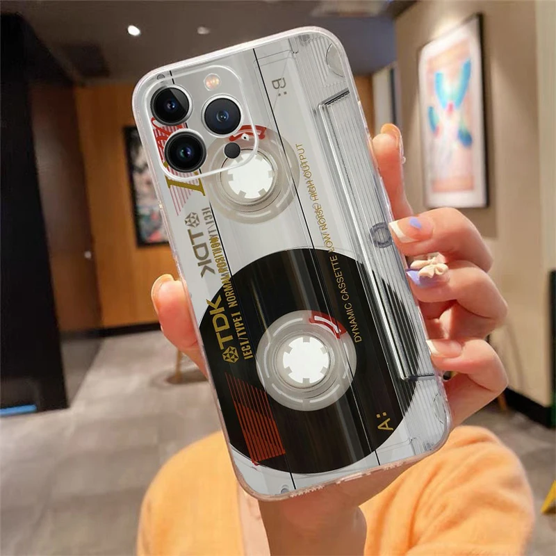 

Phone Case For iphone 17ProMax Air 16 15 14 13 Pro Max 15 16 Pro 15Plus Camera Cassette Tape Battery Circuit